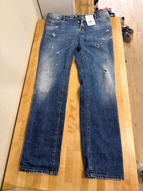 Dsquared mid blue jeans size EU52
